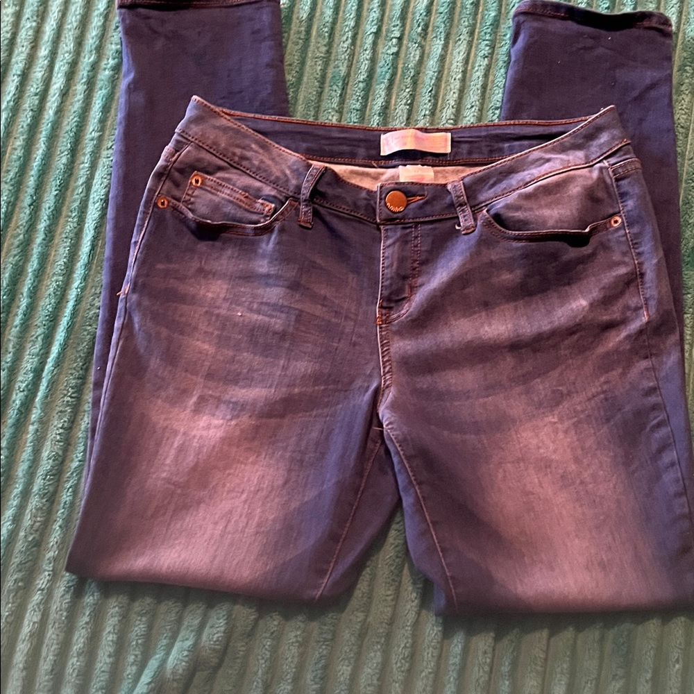 No Boundaries Dark Blue stretch Skinny Jeans